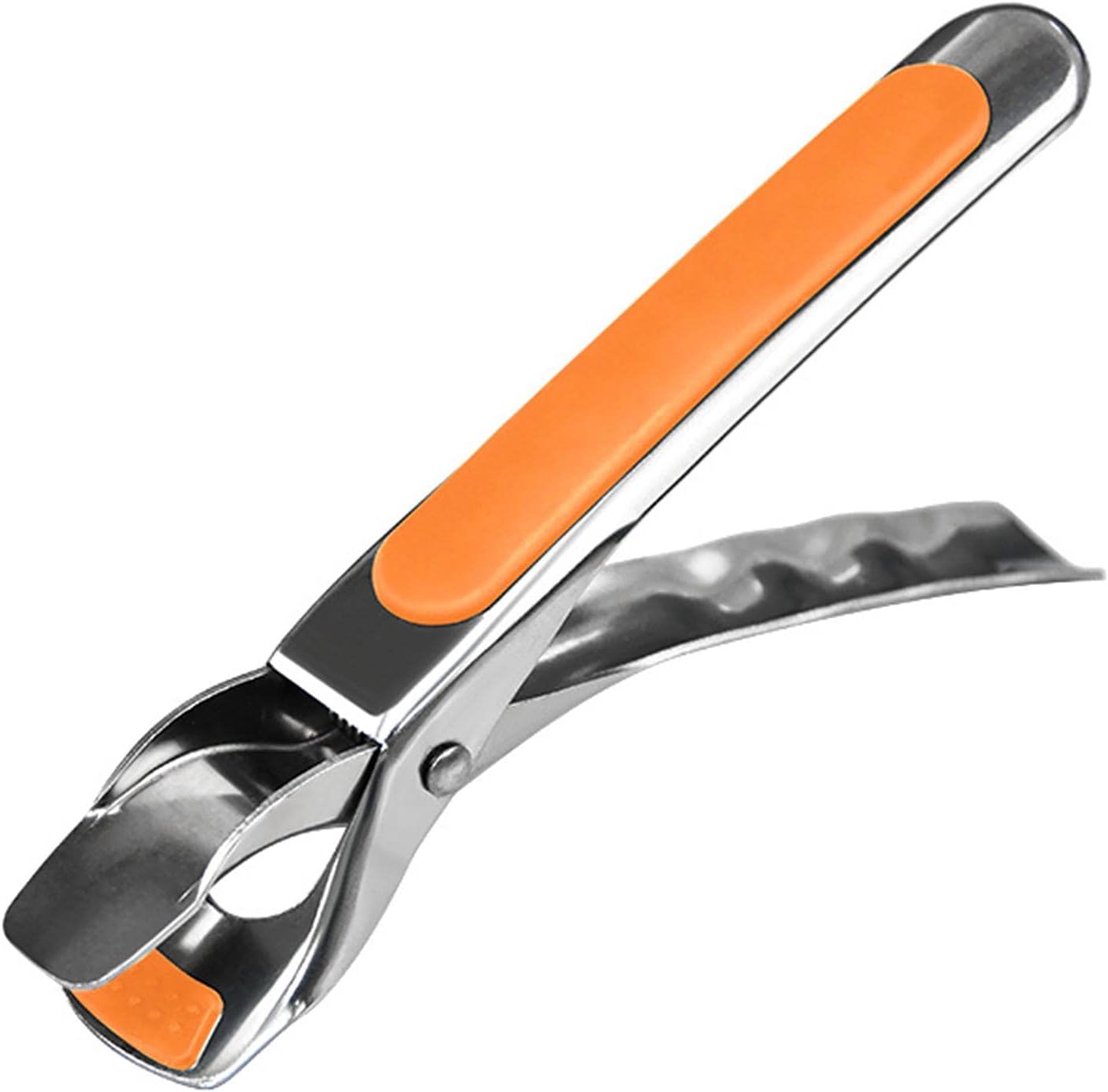 Pinza para platos calientes, agarre ergonómico para bandeja de pizza, clip ergonómico para tazón, agarre de placa caliente de restaurante de acero