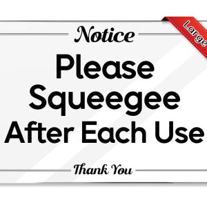 Airbnb Essentials for Hosts Bathroom Signs – 4″x6″ Acrylic Sign wMounting Tape – Please Squeegee After Each Use Bathroom Sign Rental Home Airbnb Essentials for Hosts Bathroom Signs – 4″x6″ Acrylic Sign wMounting Tape – Please Squeegee After Each Use Bathroom Sign Rental Home