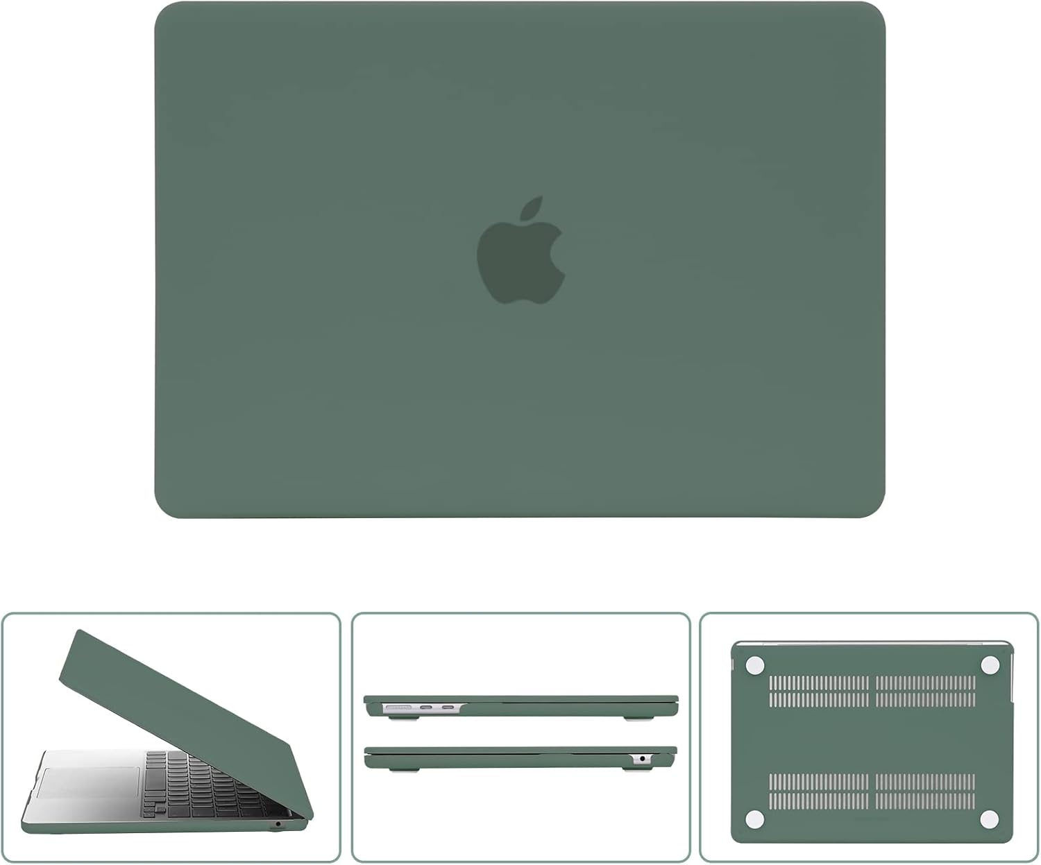EooCoo Funda compatible con MacBook Air de 15 pulgadas versión 2024 2023, pantalla de retina líquida con chip A2941 M2 y Touch ID, carcasa rígida de