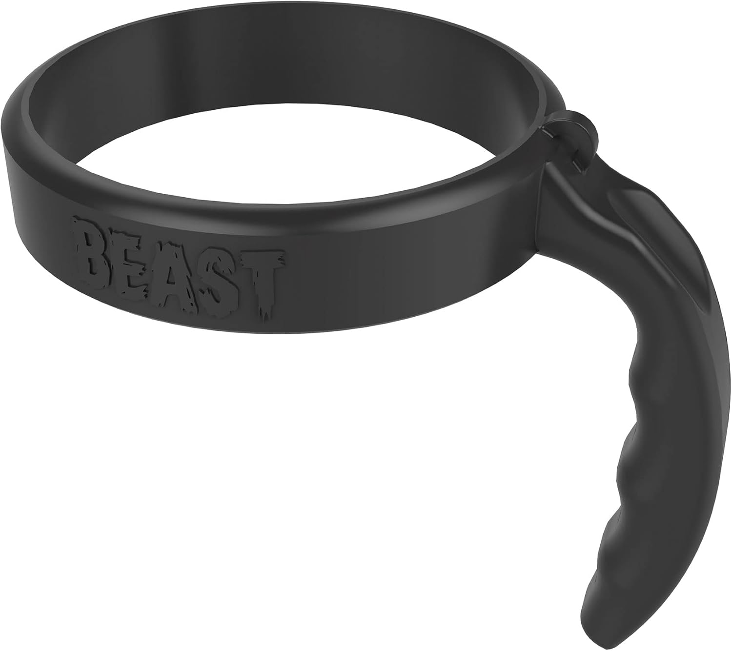 BEAST – Juego de vasos de 30 onzas con asa, color blanco ártico, taza de café de acero inoxidable + 2 cepillos para popotes, caja de regalo y mango