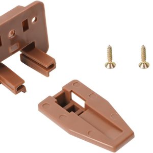 Guías deslizantes de cajones de plástico, paquete de 10 tapones para cajones de tocador, piezas de repuesto, kit de reparación de rieles de cajones Guías deslizantes de cajones de plástico, paquete de 10 tapones para cajones de tocador, piezas de repuesto, kit de reparación de rieles de cajones