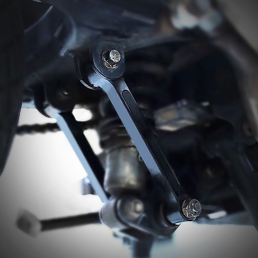 Kits de eslabones de bajada de motocicleta, accesorios de suspensión de eslabones de caída, color negro, compatible con Royal Enfield Himalayan