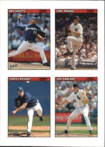 2006 Bazooka 4 on 1 Stickers #46 Sheets Pavano Cap Garl MLB Baseball Trading Card