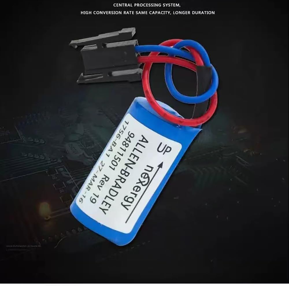 * (80-Pack) 3.0v 1756-BA1 Batería 1200mAh para Allen Bradley 1756-BA1 1756-L1 BR2 3A-AB batería de repuesto