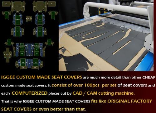 1990-1997 Mazda Miata Funda de asiento delantero de piel sintética negra