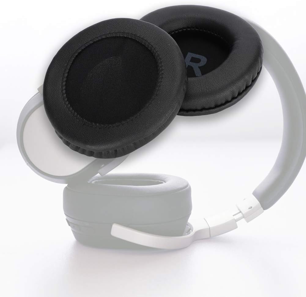 Demeras Almohadillas para los oídos, almohadillas de 3.346 in universales para colocar sobre la oreja de esponja para auriculares de repuesto