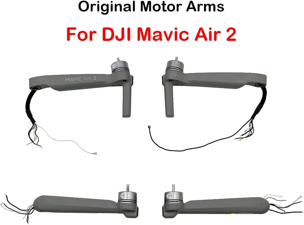 XNasu Brazo de motor para DJI Mavic Air 2 DelanteroTrasero IzquierdoDerecho, Brazo Sin Hélice, Placas de Montaje Drone Piezas de Repuesto (Color