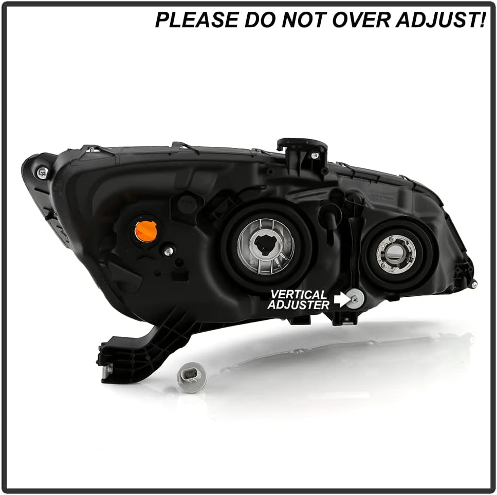 ACANII – Para Honda Civic 2-Door Coupé 2014-2015 Faros Faros Faros de Repuesto Lado del Conductor y del Pasajero