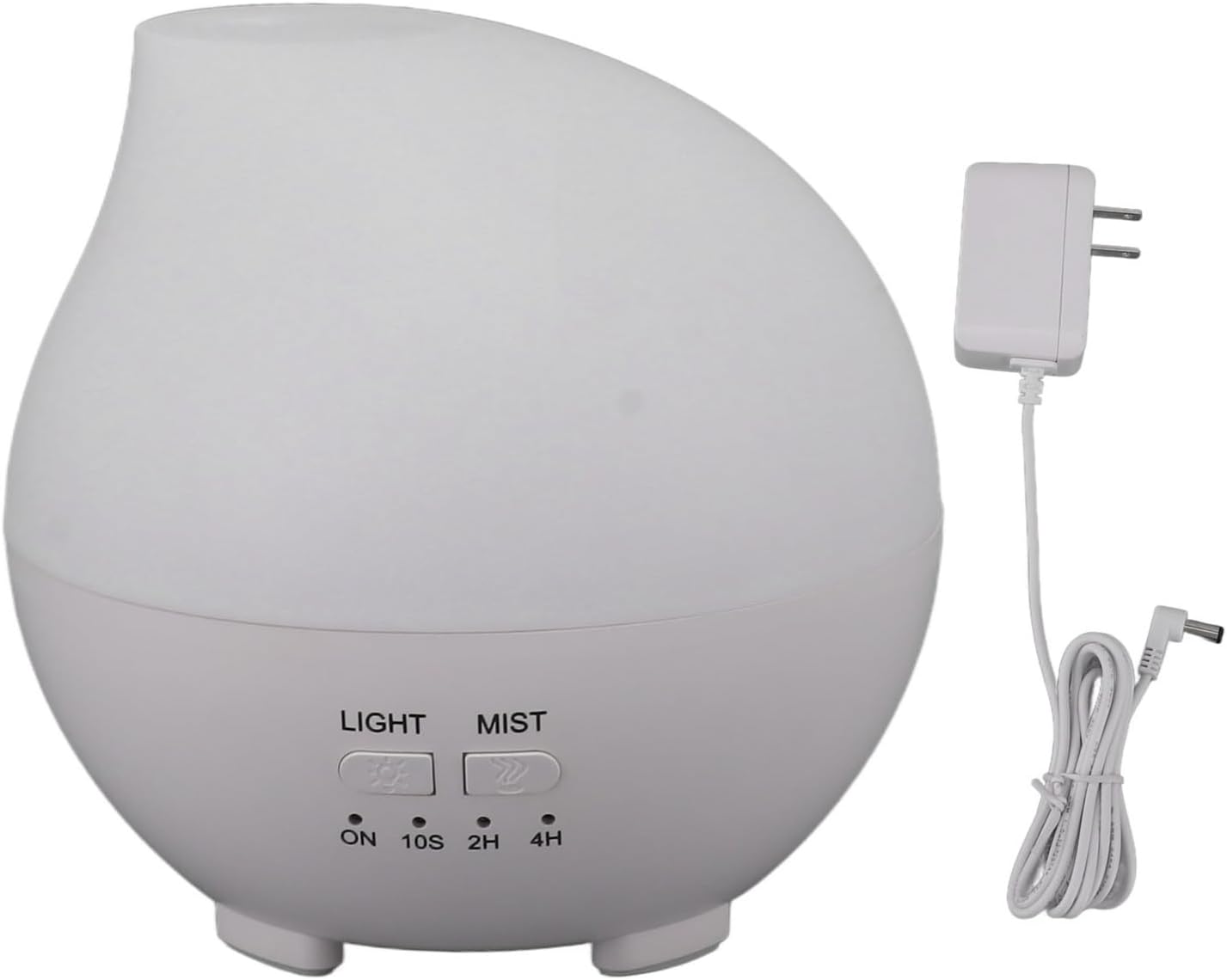 Difusor ultrasónico de aromaterapia, 7 luces LED de color, operación silenciosa, diseño portátil, capacidad del tanque de agua de 10.1 fl oz
