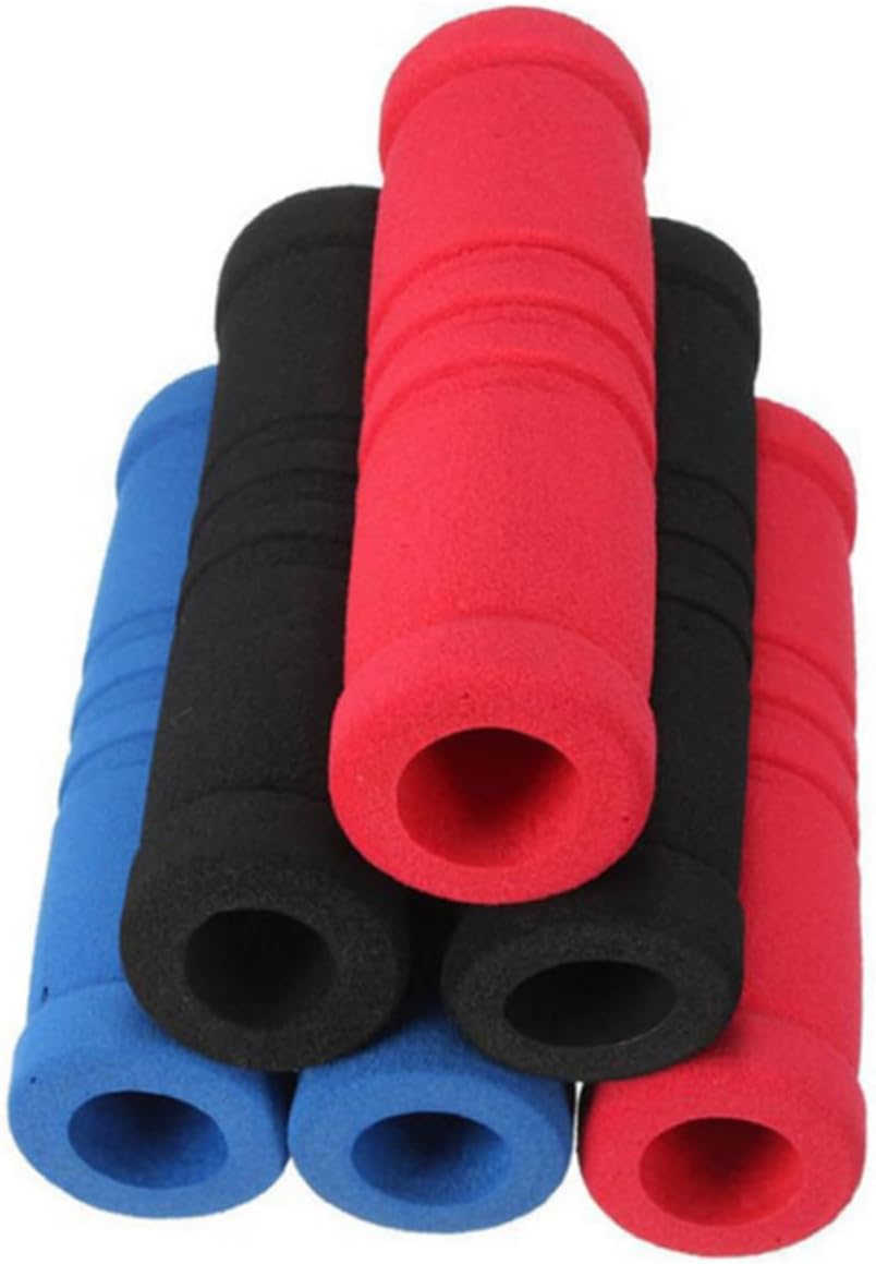 INOOMP 6 pares de manillares de bicicleta para niños, manillares de bicicleta, empuñaduras de goma para manillar, empuñaduras de goma para manillar,