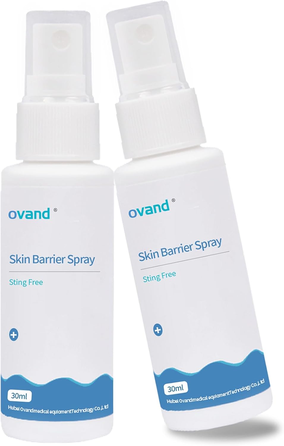 ovand Spray de barrera para la piel de ostomía de 1.0 fl oz, sin alcohol y sin picazón para el cuidado de la ostomía, aerosol de barrera de la piel,