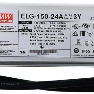 MW Mean Well carcasa metálica ELG-150-122436424854A-3Y con función PFC 3 en 1DALItemporizador atenuaciónC.V. o C.C.IP67 fuente de alimentación MW Mean Well carcasa metálica ELG-150-122436424854A-3Y con función PFC 3 en 1DALItemporizador atenuaciónC.V. o C.C.IP67 fuente de alimentación