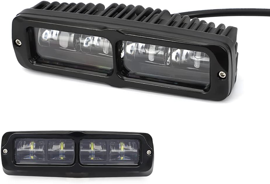 motoparty Kit de faros delanteros para Sur-Ron y Segway X260 Plug and Play Lente óptica de PC más endurecida, mayor tasa de transmisión de luz, sin