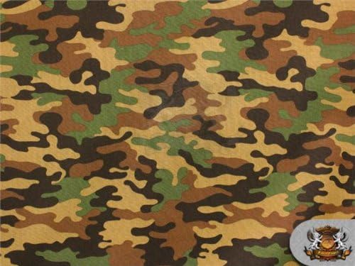 The Yard – Telas de estampado de edredón 100% algodón, 45 pulgadas de ancho, color verde militar