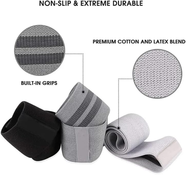 Bandas de resistencia de tela para entrenamiento, bandas de glúteos para mujeres y hombres, bandas de ejercicio, bandas de resistencia, bandas de