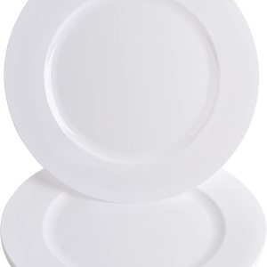 PARTY BARGAINS Placas de carga de 13 pulgadas, paquete de 4, cargadores desechables de alta resistencia para comedor elegante, ideal para bodas y PARTY BARGAINS Placas de carga de 13 pulgadas, paquete de 4, cargadores desechables de alta resistencia para comedor elegante, ideal para bodas y