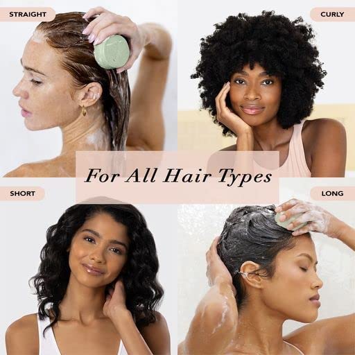 Kitsch Barra de champú de árbol de té y menta y barra de acondicionador púrpura para cabello rubio con descuento