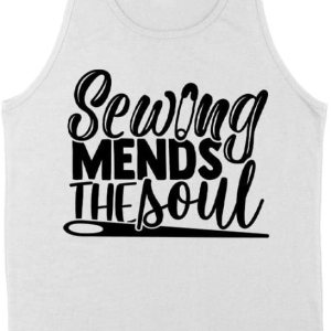 Sewing Mends The Soul Tank Top Unisex Sewing Mends The Soul Tank Top Unisex