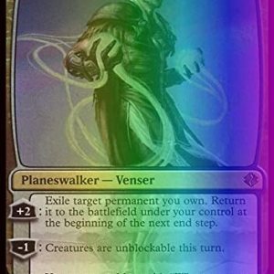 MTG Magic The Gathering – Venser, The Sojourner (1) – Lámina de impresión 195FO Duel Decks Venser vs. Koth DDI Multicolor DDI1 MTG Magic The Gathering – Venser, The Sojourner (1) – Lámina de impresión 195FO Duel Decks Venser vs. Koth DDI Multicolor DDI1