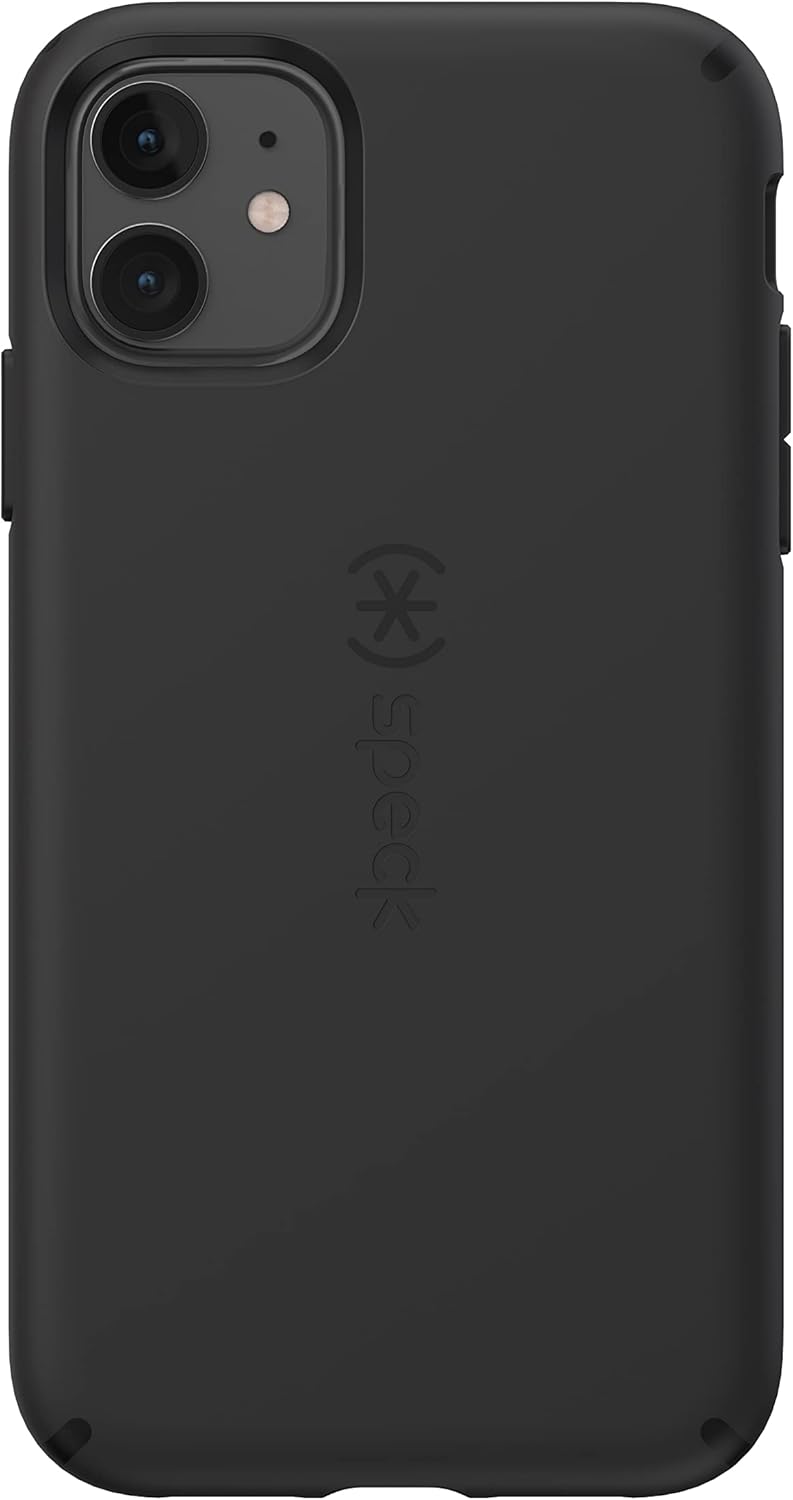 Speck Funda para iPhone 11 y iPhone XR, protección contra caídas, diseñada para MagSafe para iPhone11 y iPhoneXR, delgada, color negro, CandyShell