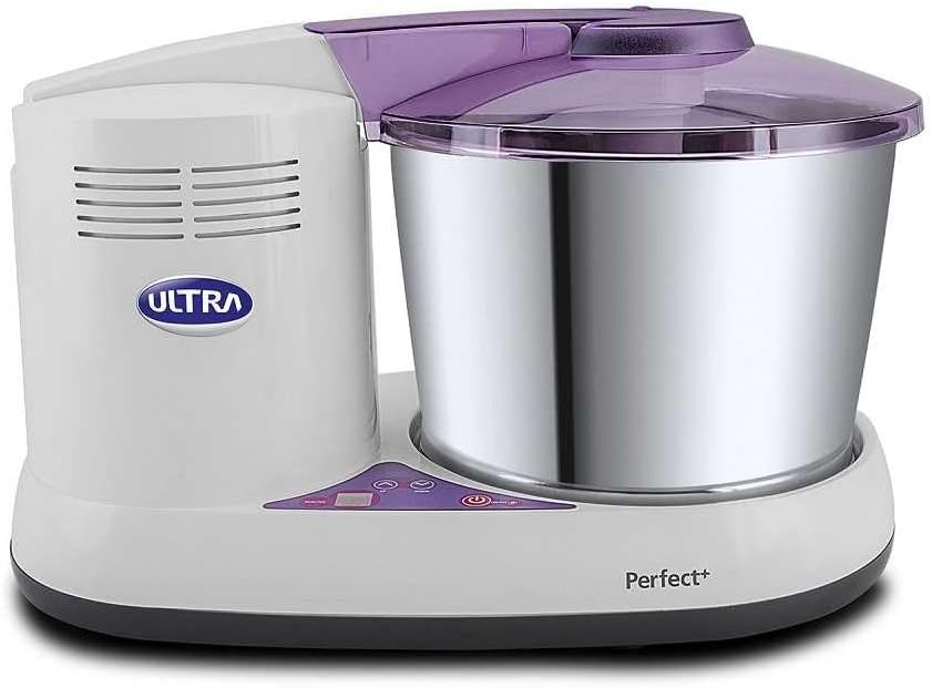 Ultra Perfect+ – Molinillo húmedo de mesa de 2.0 litros con amasadora Atta, 110 voltios para Estados Unidos y Canadá (temporizador automático)