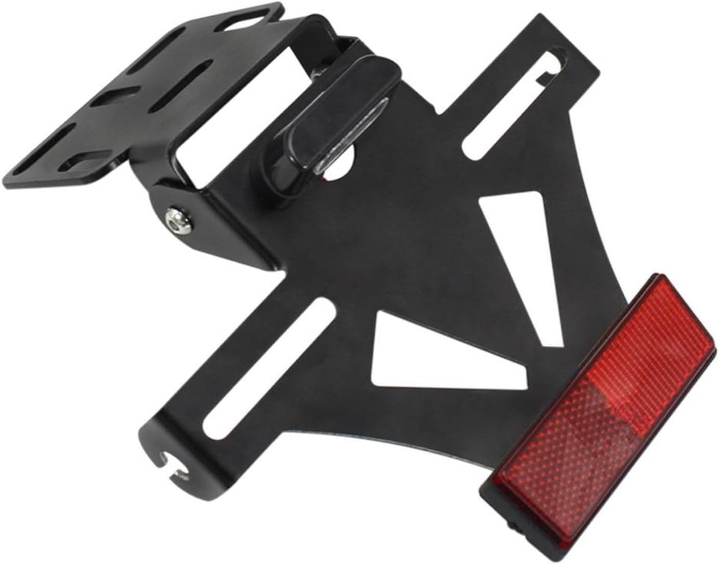 Motorcycle Adjustable Angle License Number Plate Frame Holder Bracket Compatible For Yzf R1 R6 R3 R15 R25 FZ1 FZ6 FZ8 MT03 MT07 MT09 XJ6