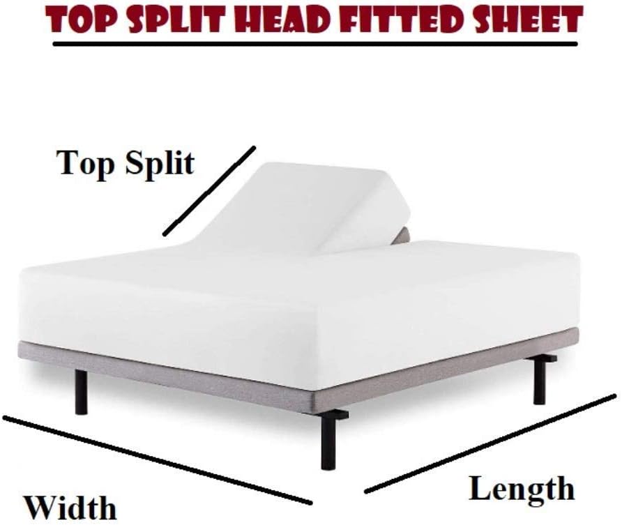 Flex Top Sábanas de tamaño California King para cama de número de sueño (4 piezas)  100% microfibra  18 pulgadas de profundidad  Juego de sábanas de