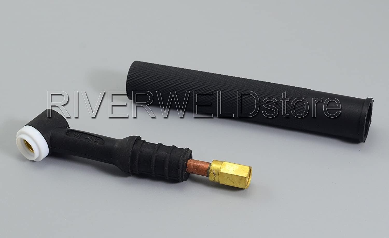 RIVERWELD Cuerpo flexible 125A de la cabeza de la antorcha de soldadura TIG de WP 9F refrigerado por aire