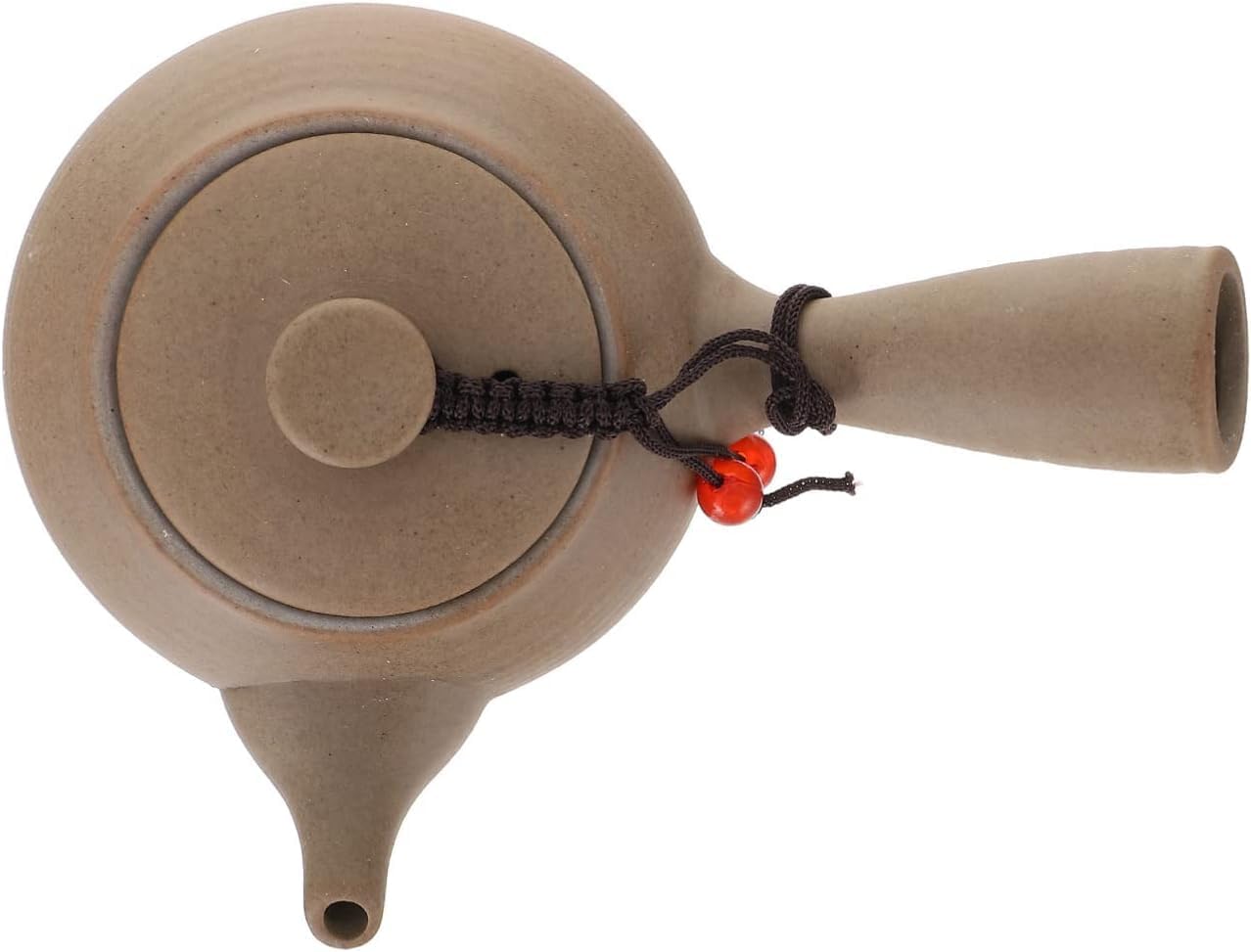 Tetera esmaltada de decoración retro,Tetera colorida de agua caliente,Tetera de cerámica japonesa Kyusu Juego de tetera de cerámica Kyusu Tetera