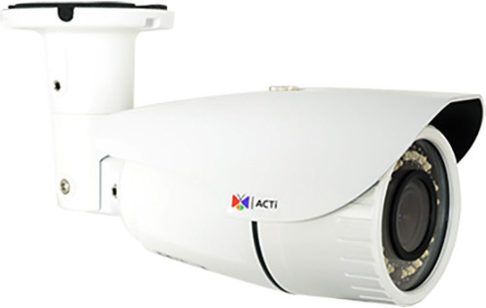 ACTi A41 3MP, Zoom Bullet, díanoche, IR adaptativo, WDR extremo, sensibilidad superior a la luz baja, análisis incorporado, cámara de red óptica 4.3x