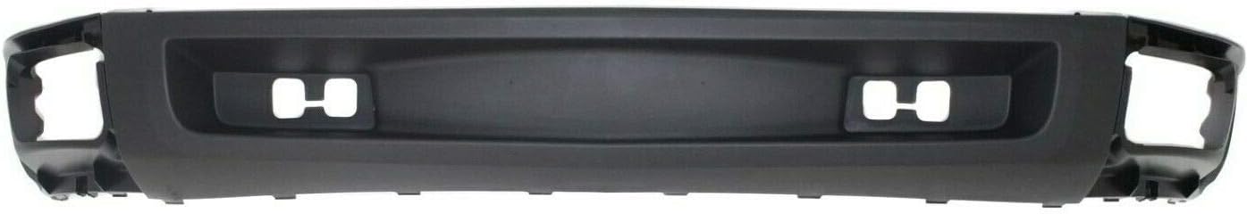 FITRITE AUTO PARTS Nueva cenefa inferior delantera para Chevrolet Silverado 1500 2007-2013, deflector de aire, negro texturizado, sin agujeros de