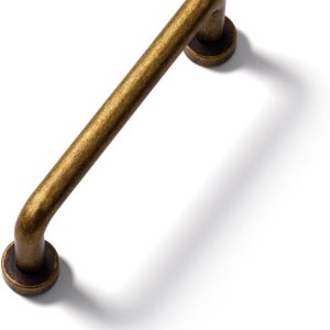 Tiradores de barra de latón antiguo para gabinete, centro de agujeros de 3 pulgadas, paquete de 20 manijas clásicas vintage retro para cajones, Tiradores de barra de latón antiguo para gabinete, centro de agujeros de 3 pulgadas, paquete de 20 manijas clásicas vintage retro para cajones,