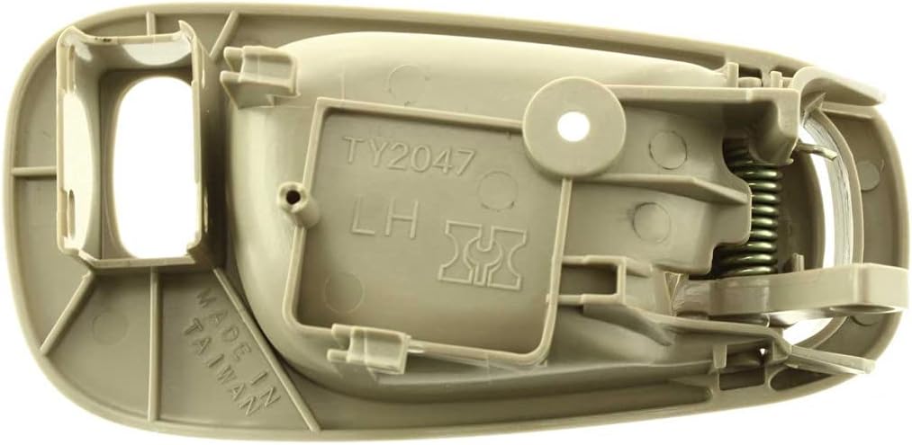 KarParts360 Para Chevy Prizm 1998 99 00 01 2002 Manija de puerta interior delantera o trasera lado del conductor beige  con orificio de bloqueo de