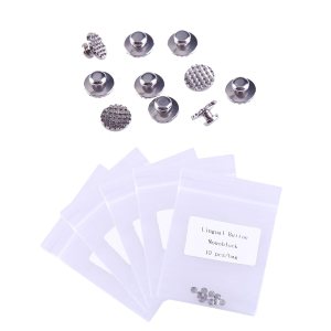 Angzhili 50pcs5Bag Botones Lingües Dentales Base Redonda, Monoblock, Materiales Dentales de Ortodoncia Angzhili 50pcs5Bag Botones Lingües Dentales Base Redonda, Monoblock, Materiales Dentales de Ortodoncia