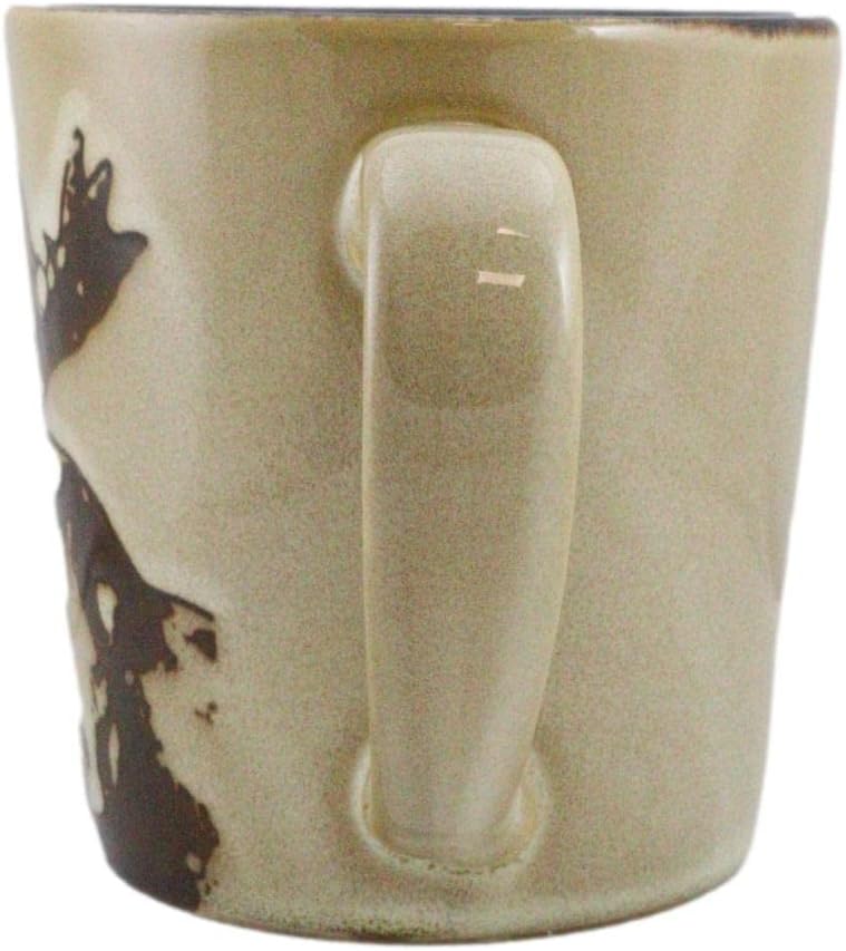 Ebros Gift Rustic Emperor – Vajilla o vajilla de cerámica de cerámica para cocina y comedor (paquete de 2 tazas de café para bebidas de 16 onzas)