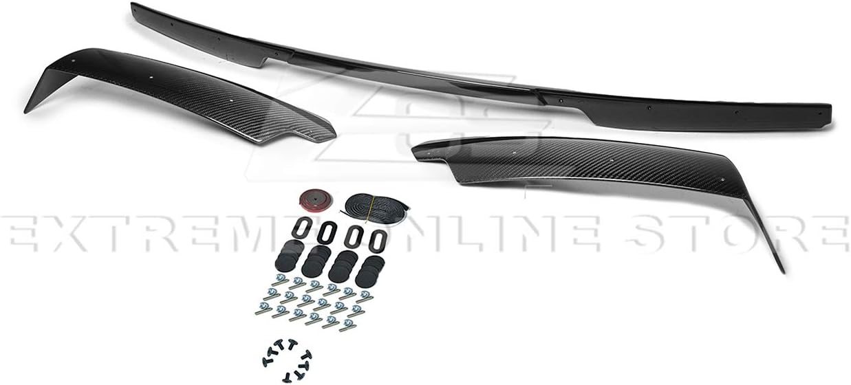 Extreme Online Store Repuesto para todos los modelos Chevrolet Corvette C7 2014-2019  Z06 Z07 Stage 2 Style Rear Trunk Lid Wing Spoiler (fibra de
