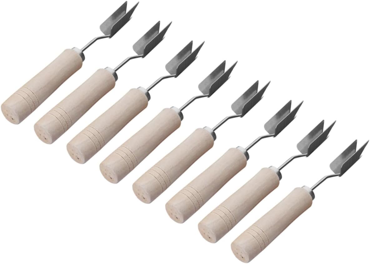 7pcs Piña Peeler Herramienta Removedor de Maquillaje Fruta
