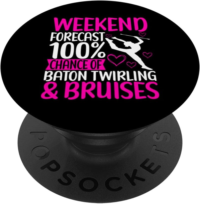 Baton Twirling Outfit Majorette Baton Twirler PopSockets Standard PopGrip