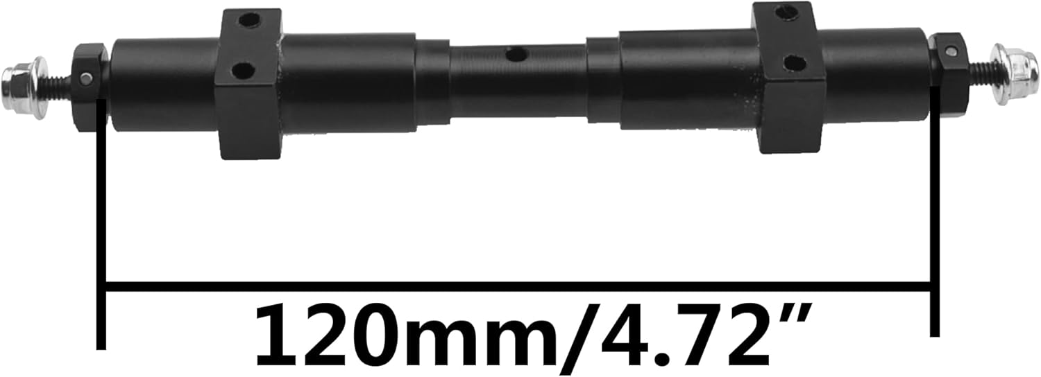 1 unidad Vgoohobby de metal no alimentado a control remoto, eje trasero de la rueda compatible con el remolque de tractor RC 114 110 DIY RC Car