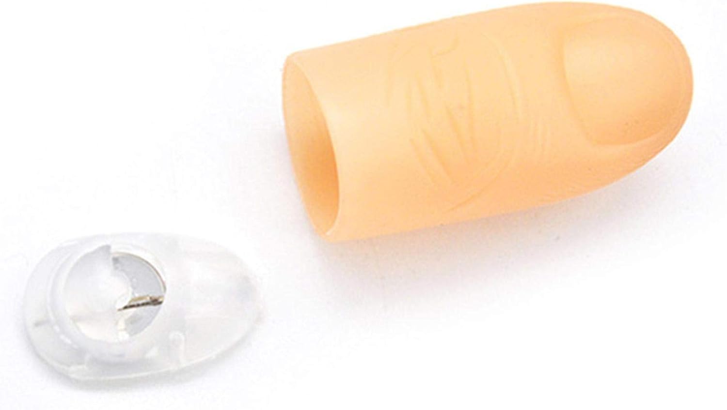 4 lámparas de dedo de luz azul para pulgares, accesorio mágico para fiesta de bar, lámpara de espectáculo, herramienta de broma de dedo falso,
