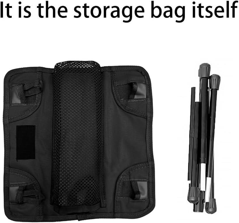 Taburete de camping ligero y pequeño, silla plegable portátil de 13 pulgadas, para caminar al aire libre, senderismo, pesca, 400 libras