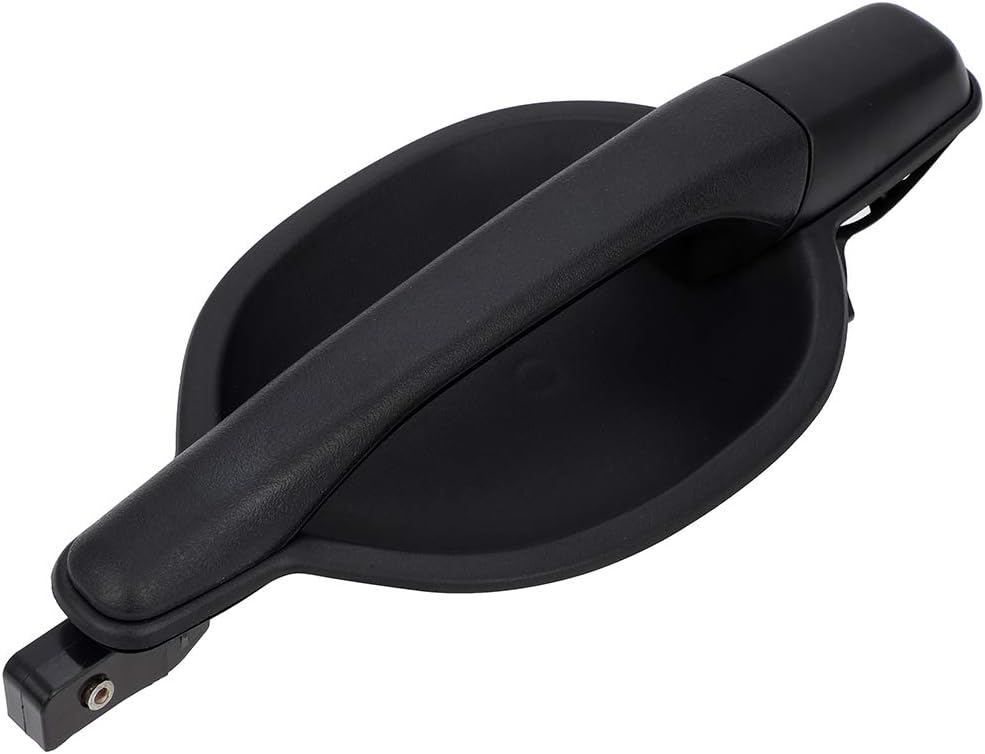 OCPTY Manija de puerta exterior del pasajero trasero derecho reemplazo 2004-2011 para Mitsubishi Endeavor manija de puerta exterior textura negro (1