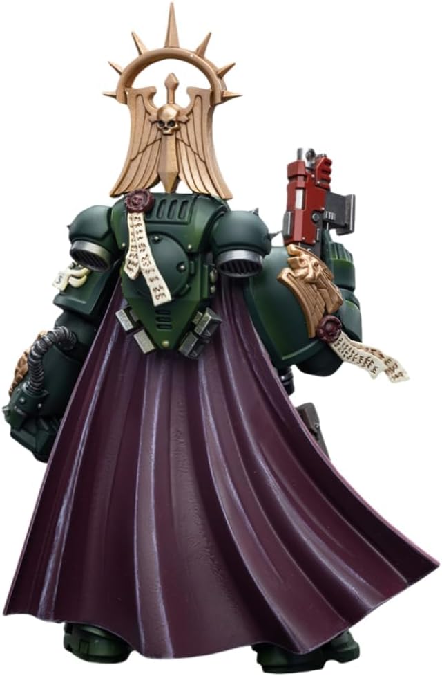 HiPlay JoyToy Warhammer 40K Figura coleccionable Dark Angels Master con puño de poder, figuras de acción a escala 118 JT7691 (JT7691)
