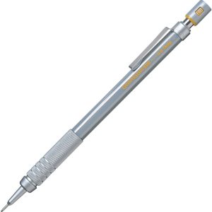 Pentel Lápiz mecánico, engranaje gráfico 500, para calado, 0.035 in (PG519) Pentel Lápiz mecánico, engranaje gráfico 500, para calado, 0.035 in (PG519)