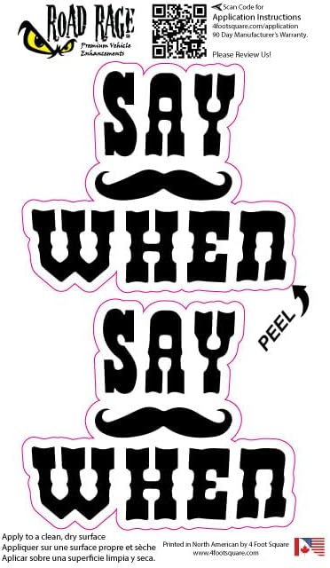 Doc Holiday Say When Tombstone – Calcomanía de Sticker Bomb Vinyl para automóvil, camión, computadora, en cualquier lugar! Vinilo premium para