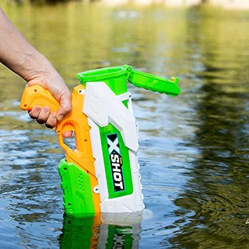 Mejor valor paquete de 2 pistolas de agua de gran tamaño, llena la pistola de agua en 1 segundo. – Pistola de chorro hace que la piscina sea