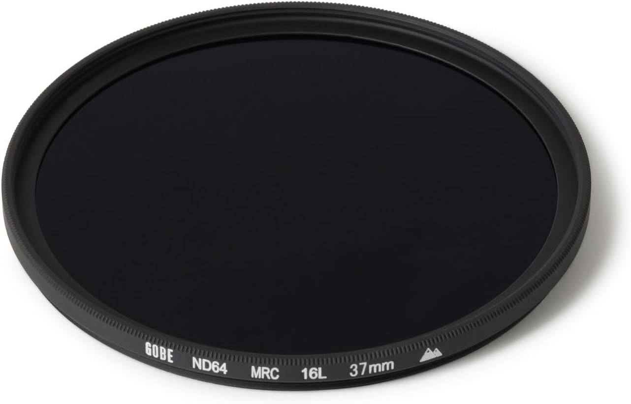 Gobe Filtro de lente ND ND64 (6 Stop) de 1.457 in (2 picos)