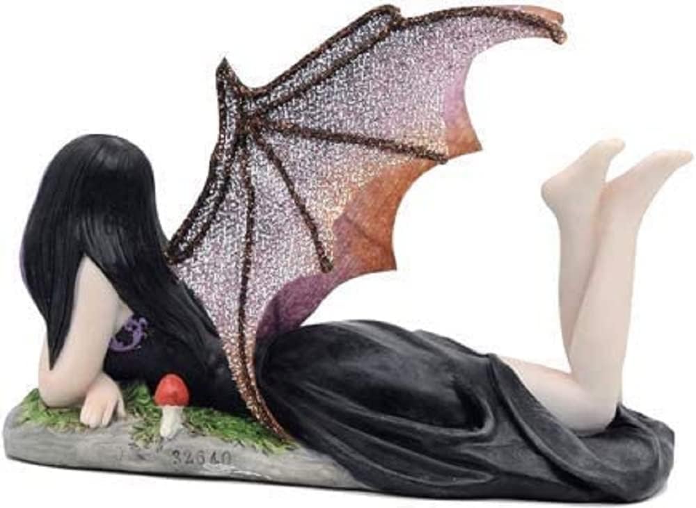 Comfy Hour Fairyland Collection – Figura de bosque de brujas de hadas oscuras de 6 pulgadas, decoración del hogar y coleccionables, poliresina