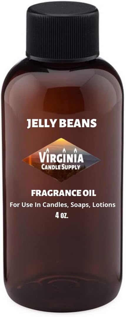 Aceite de fragancia Jelly Bean (nuestra versión de la marca) (botella de 4 onzas) para hacer velas, hacer jabón, hacer tartas, aerosoles de