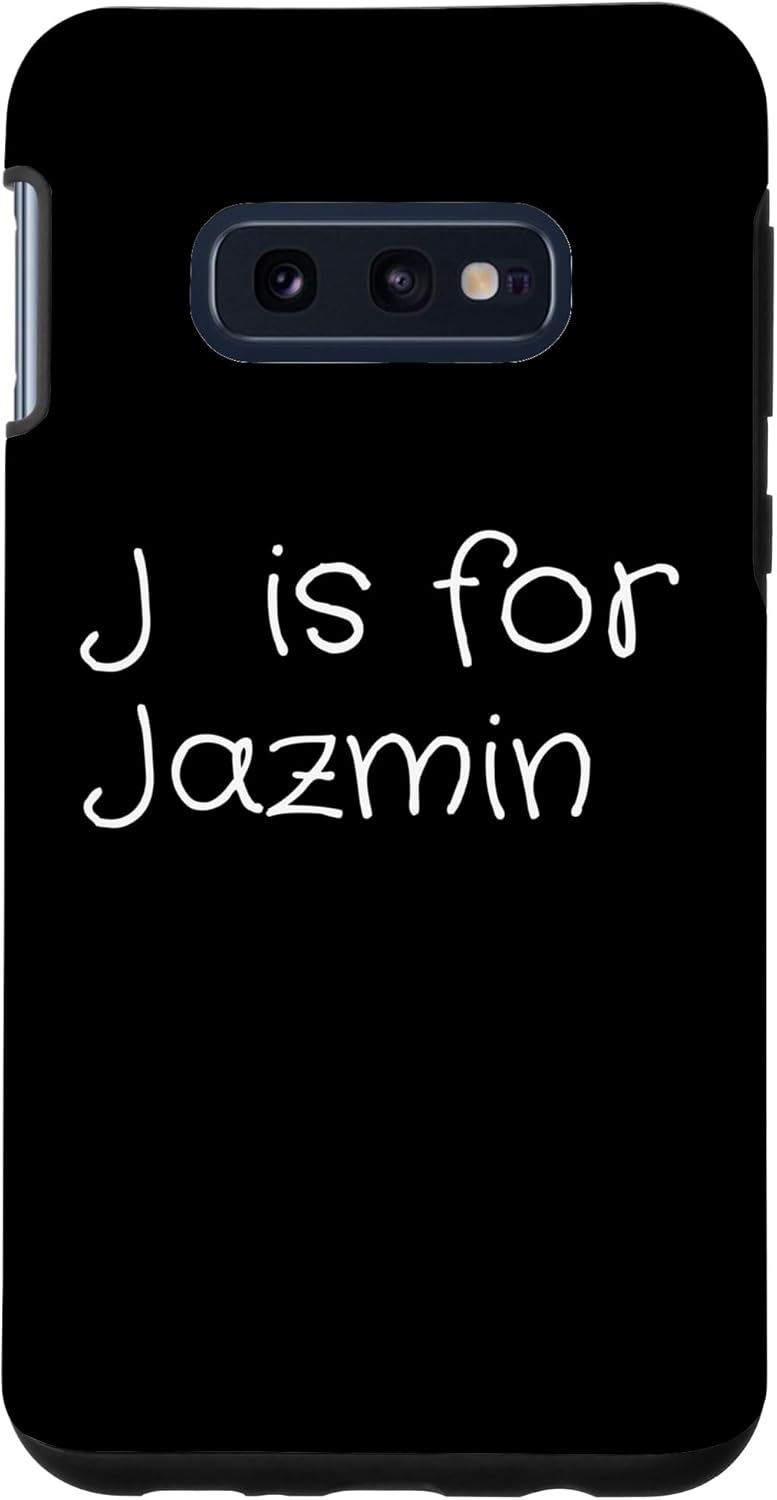 Galaxy S10e Personalized J is for Jazmin Name Student Kindergarten Girl Case